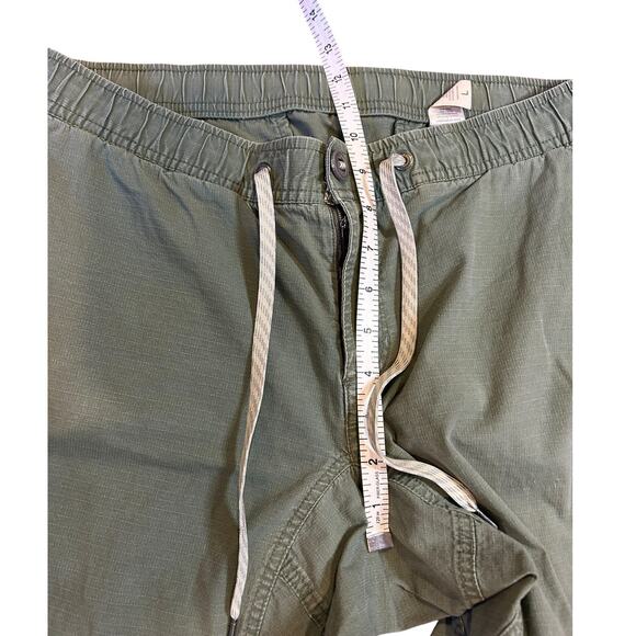 VUORI Khaki Green Lightweight Ripstop Hiking Outdoors Drawstring Women's LARGE - Picture 3 of 10